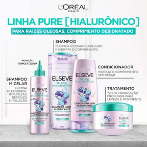 ELSÉVE Shampoo L'Oréal Paris Elseve Pure Hialurônico 400Ml