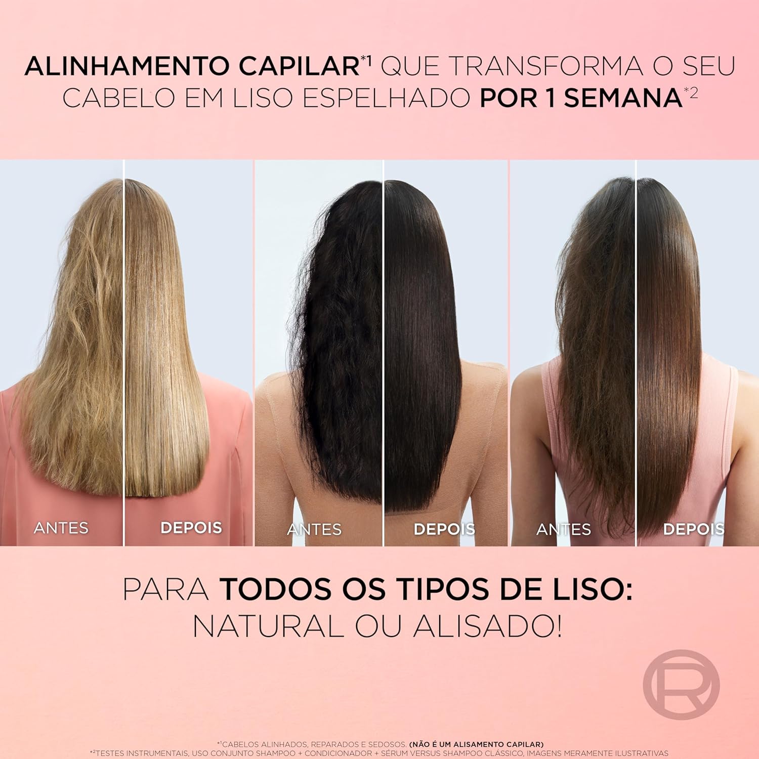L'Oréal Paris Elseve Liso dos Sonhos Sérum Leave-in, com Tecnologia Ativada por Calor para um Liso por 1 Semana, Efeito Antifrizz e Barreira Protetora Contra Umidade, 100ml