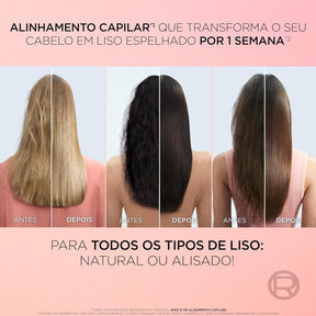 L'Oréal Paris Elseve Liso dos Sonhos Sérum Leave-in, com Tecnologia Ativada por Calor para um Liso por 1 Semana, Efeito Antifrizz e Barreira Protetora Contra Umidade, 100ml