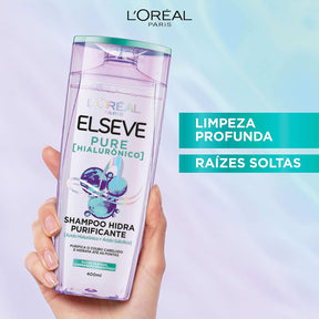 ELSÉVE Shampoo L'Oréal Paris Elseve Pure Hialurônico 400Ml