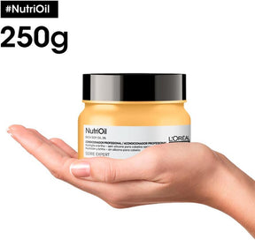 L'Oréal Professionnel NutriOil Máscara de Tratamento para Nutrição Intensa, Ideal para Cabelos Secos e Sem Brilho, com Óleo de Soja, 250g