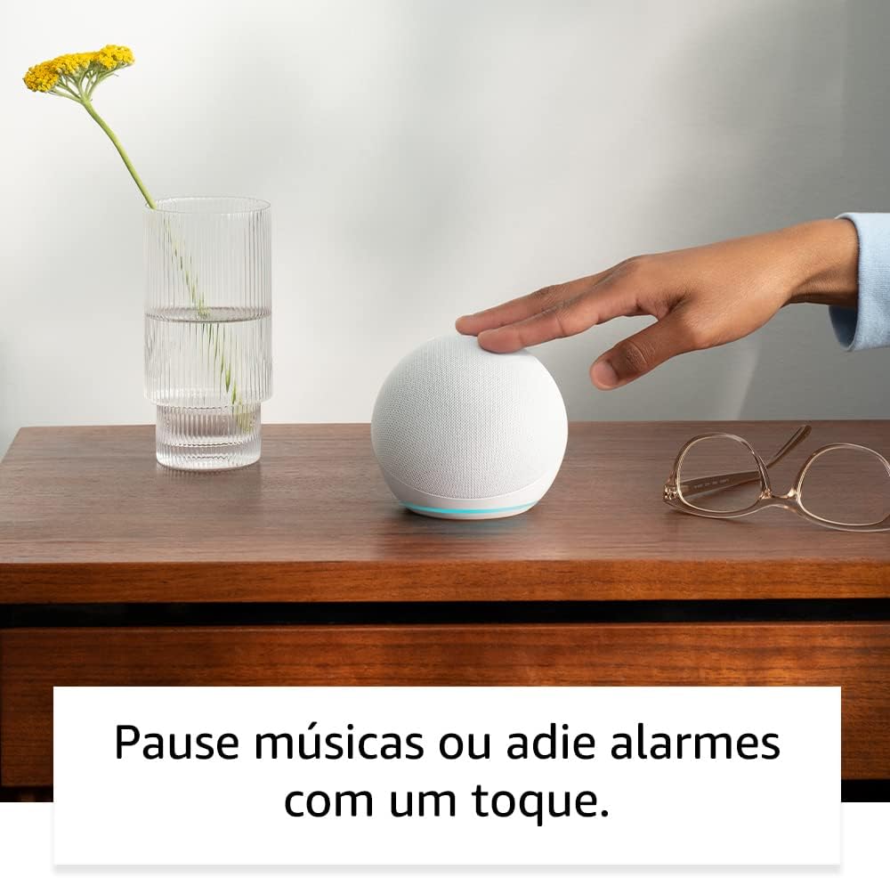Echo Dot (Geração mais recente) | O Echo Dot com o melhor som já lançado | Cor Azul