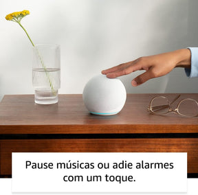 Echo Dot (Geração mais recente) | O Echo Dot com o melhor som já lançado | Cor Azul