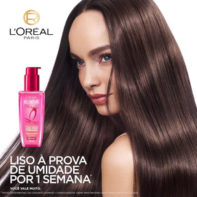 L'Oréal Paris Elseve Liso dos Sonhos Sérum Leave-in, com Tecnologia Ativada por Calor para um Liso por 1 Semana, Efeito Antifrizz e Barreira Protetora Contra Umidade, 100ml
