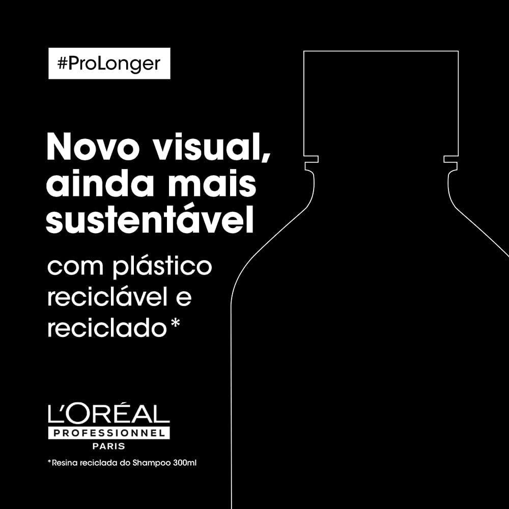 L'Oréal Professionnel Shampoo Pro Longer | Reduz a Quebra e a Aparência de Pontas Duplas | Adiciona Volume e Brilho | Para cabelos finos e com afinamento | 300ml