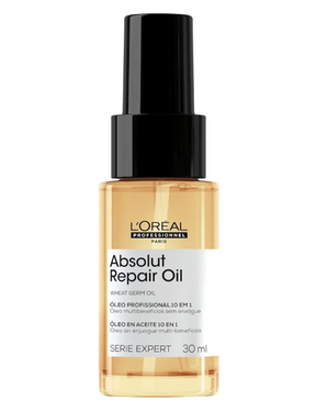 L'Oréal Professionnel Óleo 10 em 1 Absolut Repair | Multi-benefícios para cabelos secos e danificados | Repara e Promove Brilho | Com Gold Quinoa e Proteínas